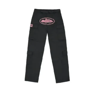 Corteiz Guerillaz Cargo Pant Black-Pink